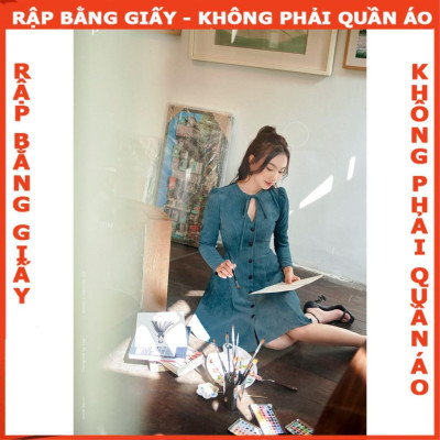 Rập đầm 7 mảnh tay dài mã 1141 - giấy A0 (BẢN VẼ)