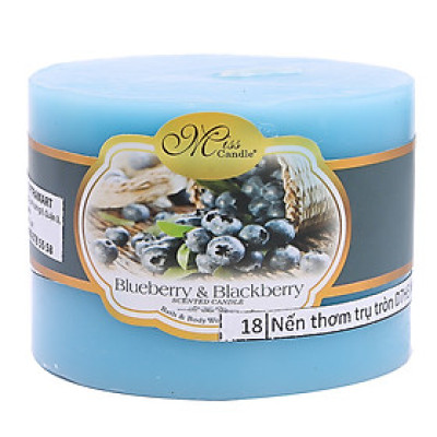 Nến thơm trụ tròn D7H5 Miss Candle MIC0253 7 x 5 cm