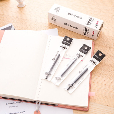 Combo 1-10-20 Ngòi Ruột Bút Bi Nước Mực Gel Deli - Mực Xanh / Đen / Đỏ - Nhiều kích cỡ - Mực đều viết trơn tru sử dụng lâu dài