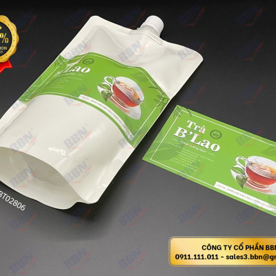 100 túi đáy đứng nắp vặn trắng sữa 500ml 13.5 x 22.5cm