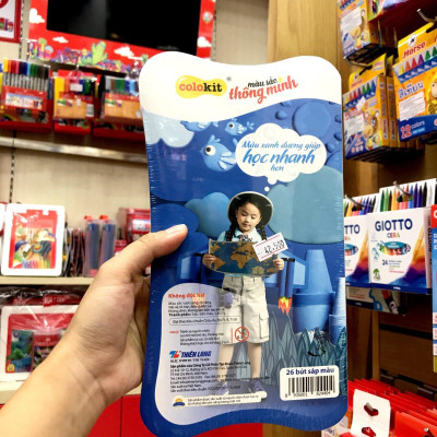 Hộp Bút Sáp 24 Màu Thiên Long CR - C037 (Tặng Thêm 2 Màu - 1 Chuốt Sáp)