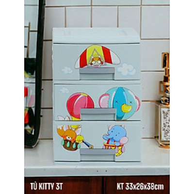 TỦ NHỰA 3 / 4 TẦNG KIT TY ĐỰNG ĐỒ ĐA NĂNG - TỦ ĐỰNG QUẦN ÁO TRẺ EM ĐỰNG TÀI LIỆU GIẤY A4 NHỎ GỌN TIỆN LỢI