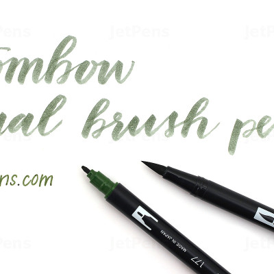 Bút lông cọ hai đầu Tombow ABT Dual Brush Pen - Brush/ Bullet - Aqua (401)