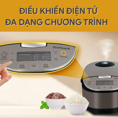 Nồi Cơm Điện Tử BlueStone RCB-5938 (1,8 Lít) - Hàng chính hãng