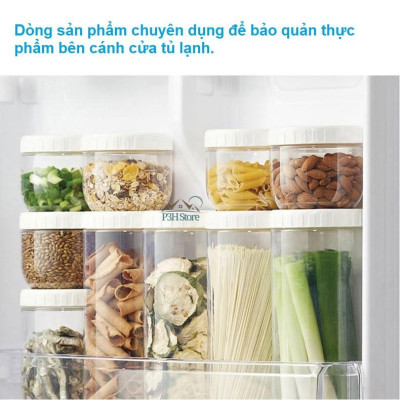 Bộ 4 hộp nhựa Interlock của Lock&Lock (2x1L,2x500ml) INL301S001