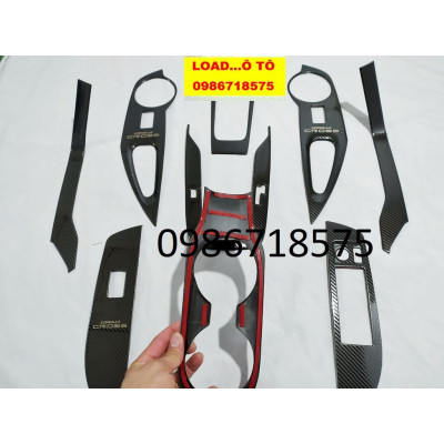 Ốp Nội Thất Xe Toyota Cross 2020-2022 Mẫu Vân Carbon Cao Cấp Nhất Thị Trường
