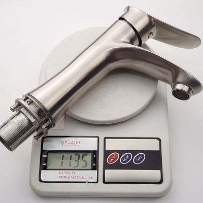 Vòi lavabo nóng lạnh Inox SUS 304 Eurolife EL-ORCHID 02 (Trắng vàng)