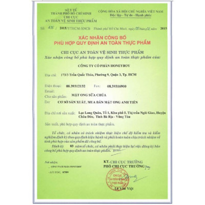 Mật ong thiên nhiên 5 sạch Honeyboy 1kg và Mật ong sữa chúa Honeyboy 100ml