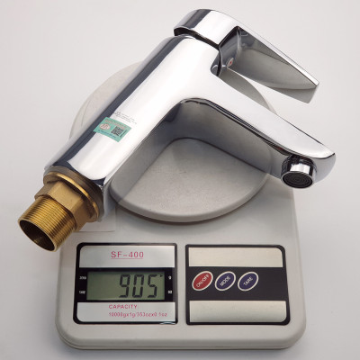 Vòi Lavabo Nóng Lạnh Đồng Mạ Chrome Eurolife EL-SUN 02 (Trắng Bạc)