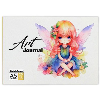 Tập Vẽ Art Journal A5 - 40 Trang 220gsm - The Sun - Bé Gái