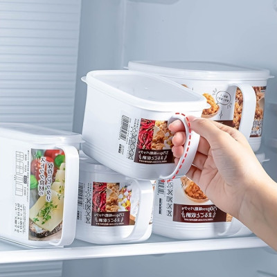 Hộp thực phẩm có tay cầm Nakaya, nắp đậy kín giúp cất giữ và bảo quản thực phẩm một cách an toàn & tiện lợi - nội địa Nhật Bản 