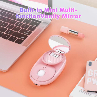 Chuột Không Dây MicroPack SPEED GLASS MP-720C Rechargeable Wireless Mouse 2.4G Bluetooth Dual Mode Tích Hợp Gương Mini Hàng Chính Hãng