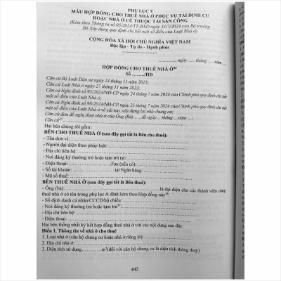 Sách Luật Nhà Ở và Văn Bản Hướng Dẫn Thi Hành (V2482D)