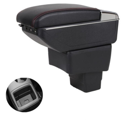 Hộp Tỳ Tay Ô TÔ Mazda 2 Tích Hợp Cổng Sạc USB