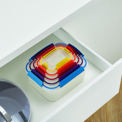 Bộ hộp đựng thực phẩm cao cấp 5 món Joseph Joseph 810813 - Nest Lock 5-piece Multi-size Container Set