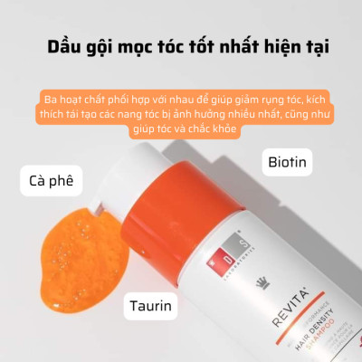 Dầu gội giảm gãy rụng, kích thích mọc tóc REVITA SHAMPOO 205ml của Ds Laboratories ( Mỹ )
