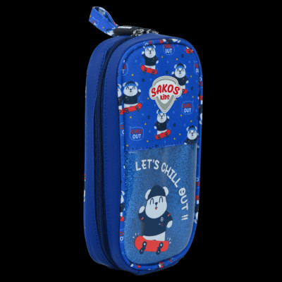 [QUÀ TẶNG KÈM + 1 LỐC SỮA MILO] Bóp Đa Năng Đựng Bút Viết, Dụng Cụ SAKOS SHINE CASE - Họa Tiết Dễ Thương, Chống Thấm