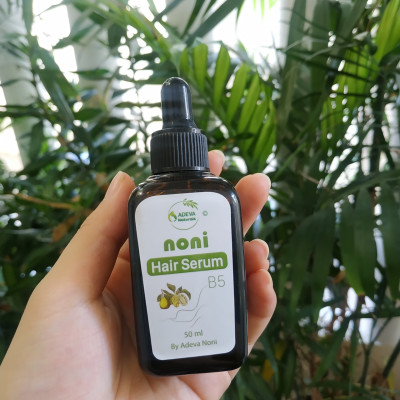 Serum dưỡng tóc Trái nhàu – Noni Hair Serum 50 ml - Phục hồi tóc hư tổn; Kích thích mọc tóc, giảm tóc gãy rụng; Giảm gàu, ngứa