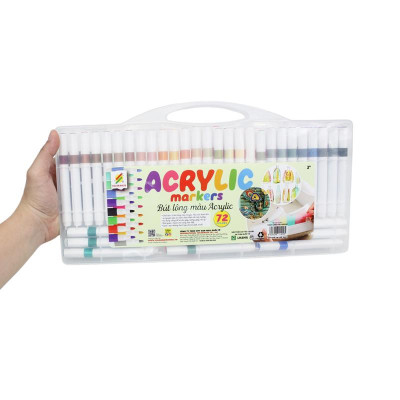 Hộp 72 Bút Lông Màu Acrylic Marker - Colormate