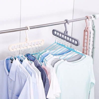 Combo 2 móc treo 9 nấc tiết kiệm diện tích giao màu ngẫu nhiên - MT9N