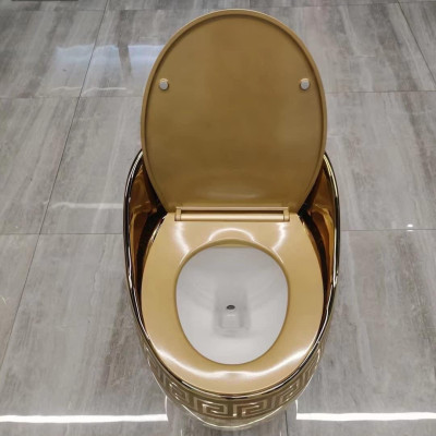 Bồn cầu mạ vàng, Bệt mạ vàng quả trứng nhập khẩu GROVES R22 Gold