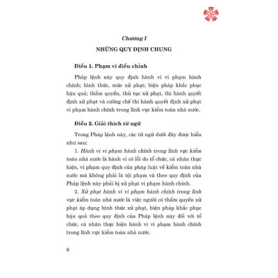 Pháp lệnh xử phạt vi phạm hành chính trong lĩnh vực kiểm toán nhà nước