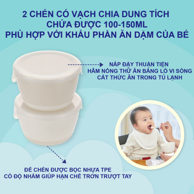 Bộ đồ dùng ăn dặm RICHELL TLI toàn diện | Baby