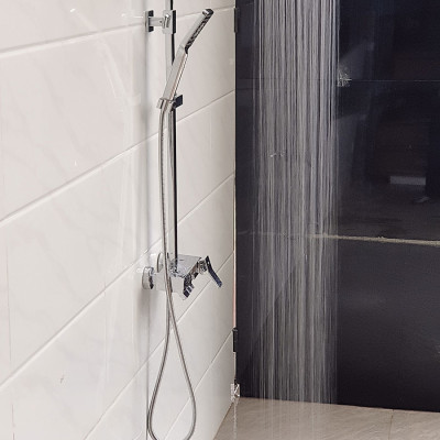 Cây sen nóng lạnh Đồng mạ Chrome Eurolife EL-SC911 (Trắng bạc)