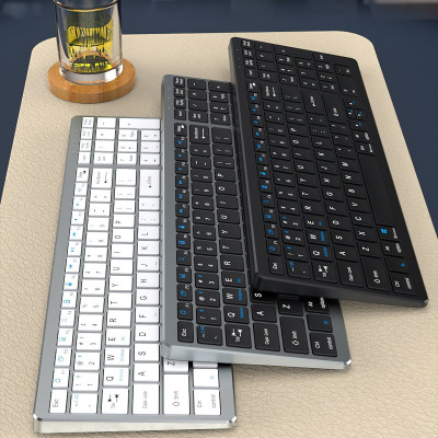 Bàn phím không dây mini W160C - pin sạc TypeC - đa kết nối bluetooth 5.0 + 3.0 + Usb wireless 2.4G hàng nhập khẩu