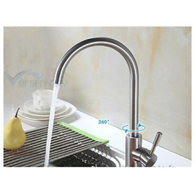 Vòi Rửa Chén Nóng Lạnh Cao Cấp Inox 304