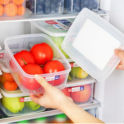 Set 02 hộp đựng thực phầm Nakaya 1200ml và 2000ml, thiết kế tinh tế, đẹp mắt, khả năng giữ kín hơi vượt trội - nội địa Nhật Bản