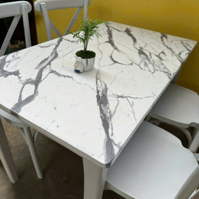 Bộ bàn ăn Bistro SM14CT Tundo kích thước 1m2 + 4 ghế 