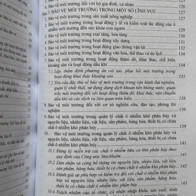 Sách Quy Định Chi Tiết Thi Hành Luật Bảo Vệ Môi Trường – Quản Lý Chất Thải và Kiểm Soát Các Chất Ô Nhiễm - V2560T