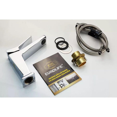 Vòi Lavabo nóng lạnh thiết kế độc đáo cho chậu rửa mặt Eurolife EL-PASSION 02