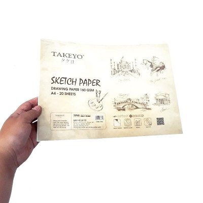 Giấy Vẽ 20 Tờ Takeyo A4 8734
