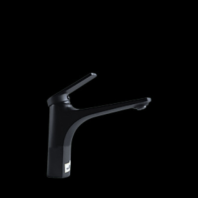 Vòi lavabo nóng lạnh đồng mạ tĩnh điện chân không màu đen Juno sofa Teady VCT- 2004A 