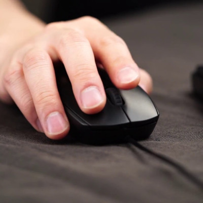 Chuột có dây Rapoo N100 - Đen - Hàng Chính Hãng