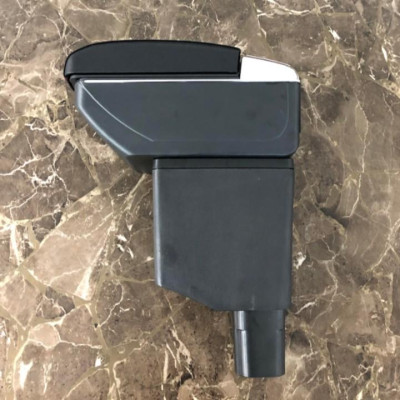 Hộp tỳ tay ô tô dành cho xe Toyota Wigo cao cấp tích hợp 7 cổng USB - Mã: DUSB-WO - 2 màu: Đen và Be