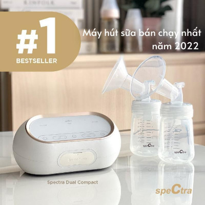 Máy Hút Sữa Điện Đôi Kép Spectra Dual Compact Hàn Quốc - Hàng Chính Hãng