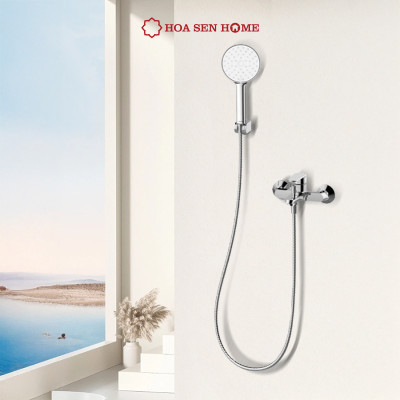 Sen dây TUSLO LUXURY S001 chất liệu đồng thau, công nghệ phun khí tân tiến, tiết kiệm nước  - Hoa Sen Home - Hàng chính hãng