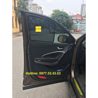 Rèm Che Nắng Xe Hyundai Santafe 2013-2018 Hàng Loại 1 MR Ô TÔ