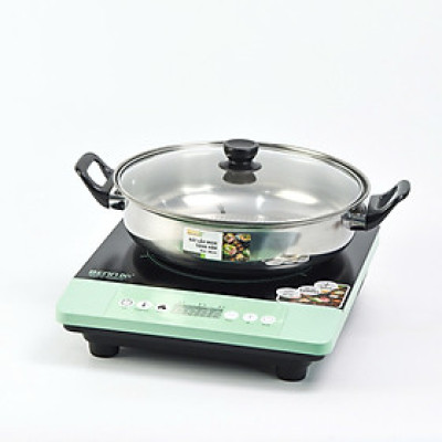 Bếp Điện Từ Đơn Đa Năng Bennix BN-266iH Công Suất 2000W Tặng Kèm Nồi Lẩu- Hàng Chính Hãng
