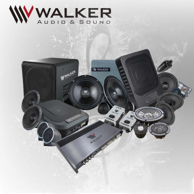 DSP Khuếch đại âm thanh V-WALKER AM-95.4, Amply xe hơi của Đức dành cho combo âm thanh cao cấpcho 4 Loa cánh