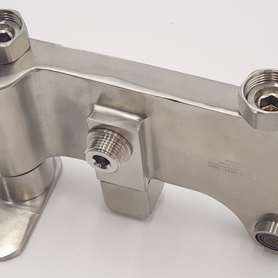 Bộ sen cây tắm đứng nóng lạnh Inox SUS 304 Eurolife EL-S920 (Trắng vàng)