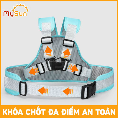 Đai đi ngồi xe máy an toàn cho bé 1 2 3 tuổi đai em bé ngồi xe máy MySun