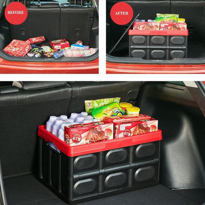 Hộp Đựng Đồ Tiện Dụng Có Thể Gập Gọn Chịu Sức Nặng Đến 56Kg Để Đồ Cốp Sau Ô Tô