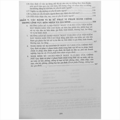 Sách Hỏi - Đáp Các Tình Huống Pháp Luật Về Hôn Nhân Và Gia Đình - Chế Độ Tài Sản, Các Hành Vi Bị Xử Phạt Vi Phạm Hành Chính Trong Lĩnh Vực Hôn Nhân Và Gia Đình - V2083D