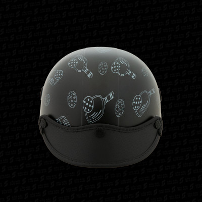 Mũ bảo hiểm lỗ thông gió hoa văn chính hãng NÓN SƠN AMP-ĐN122