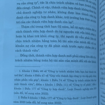 Kinh Doanh Sành Luật (Ứng dụng luật danh nghiệp luật 2020 sửa đổi, bổ sung 2022 và quy định liên quan)