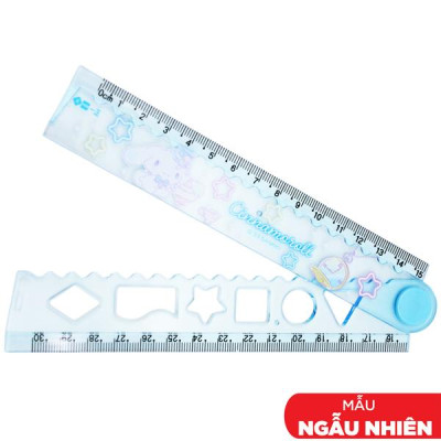 Thước Gấp Cinnamoroll 30 cm - iiGEN YZ9903 (Họa Tiết Giao Ngẫu Nhiên)